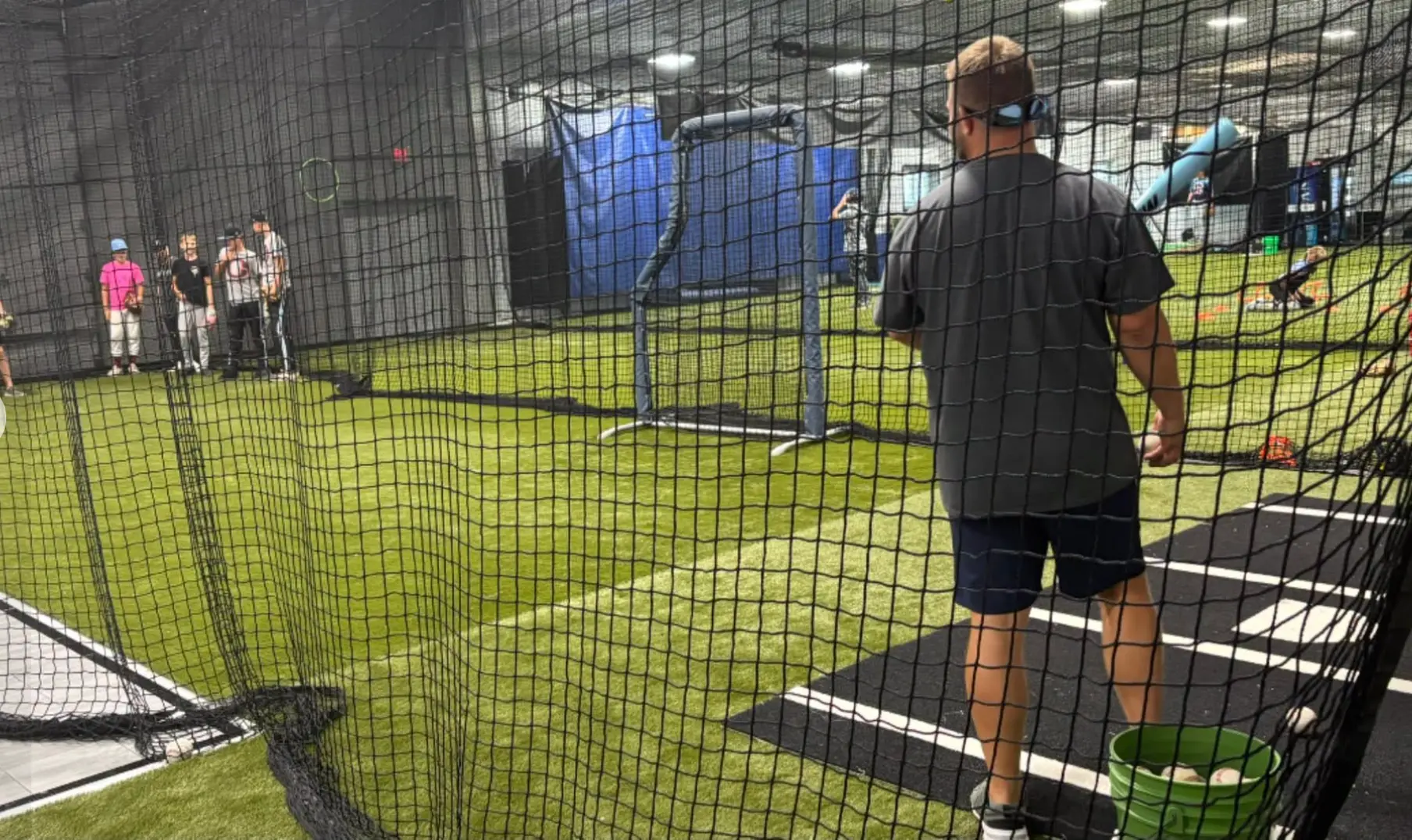Baseball and softball batting cages at Schowen Skills